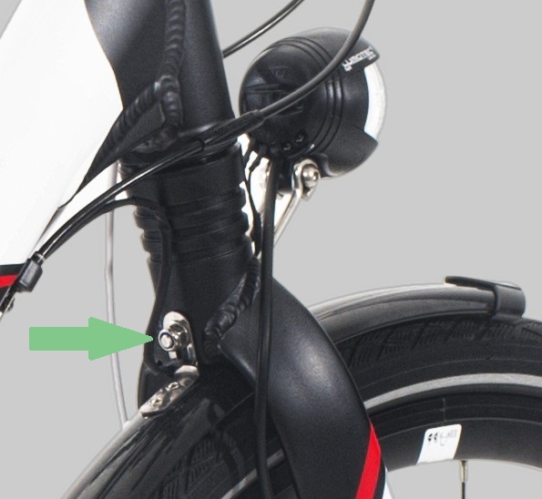 Fremre del av forskjerm